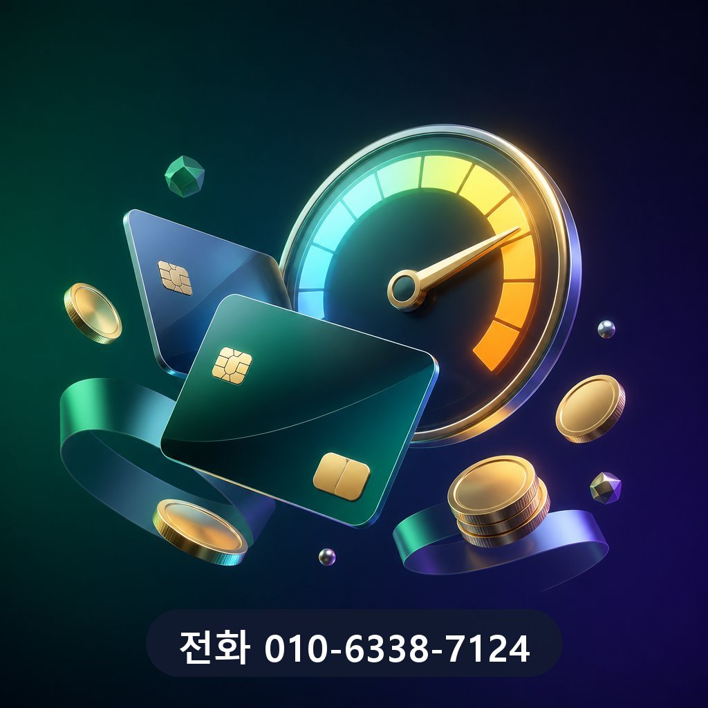 신용카드 포인트 현금화 대표 이미지 · 문의 010-6338-7124